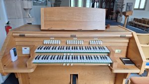 The organ at Parkgate & Neston United Reform Church